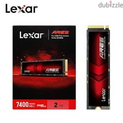 · Lexar Ares 2tb M. 2 SSD PCIE Gen4 -PS5 compatible