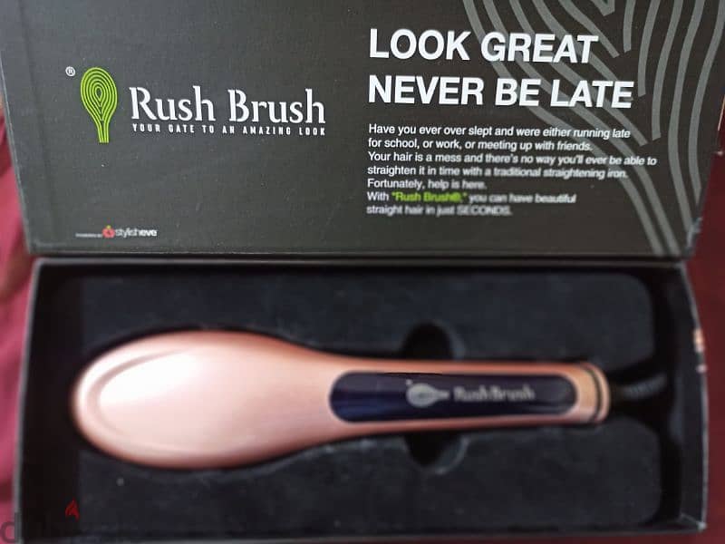 Rush brush hair straightening brush Eve 101 0