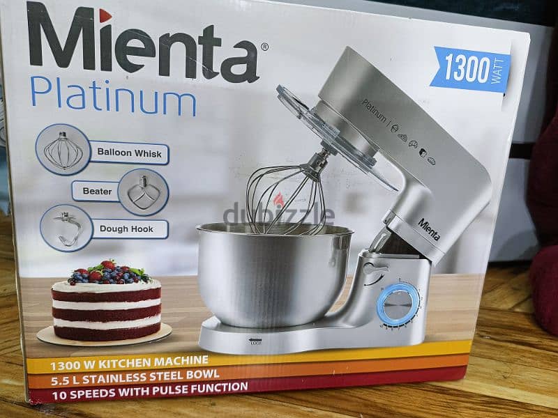 Kitchen Machine Mienta عجان مينتا جديد لم يستخدم1300 1