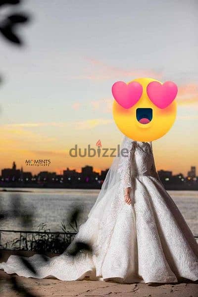 سواريه فستان زفاف بحالته جيده 3