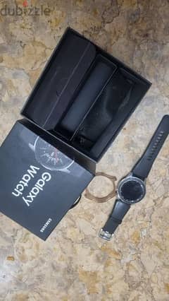 galaxy watch  46m  with box and ساعه
