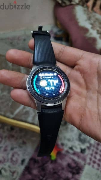 galaxy watch  46m  with box and ساعه 4