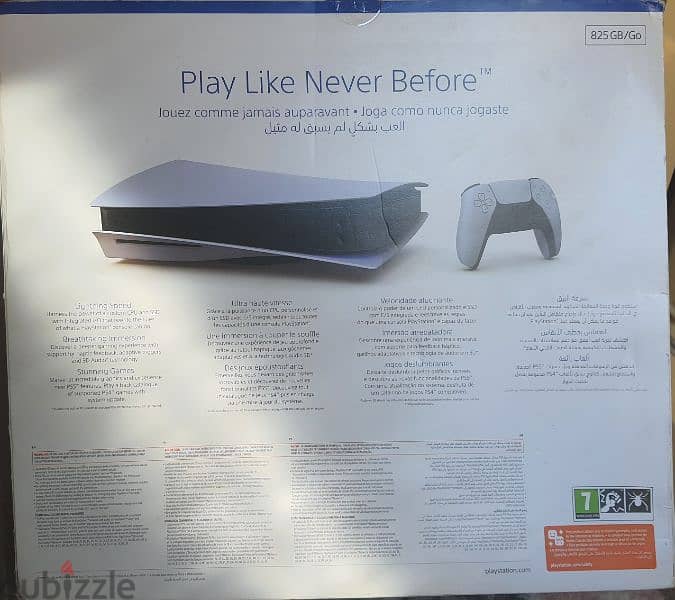 جهاز PS5 متبرشم للبيع ، ٢ دراع أصلي 2