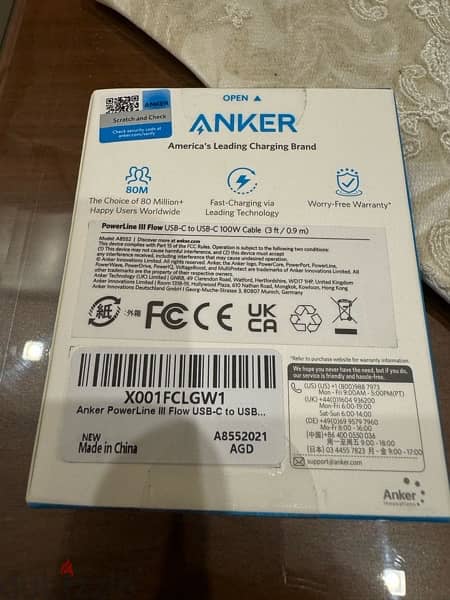 Anker cable 100 W series 6 3