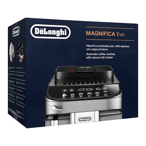 NEW Delonghi- Magnifica EVO Bean to Cup Fully Automatic Coffee Machine 10