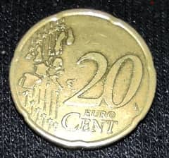 20 euro cent 2002 coin