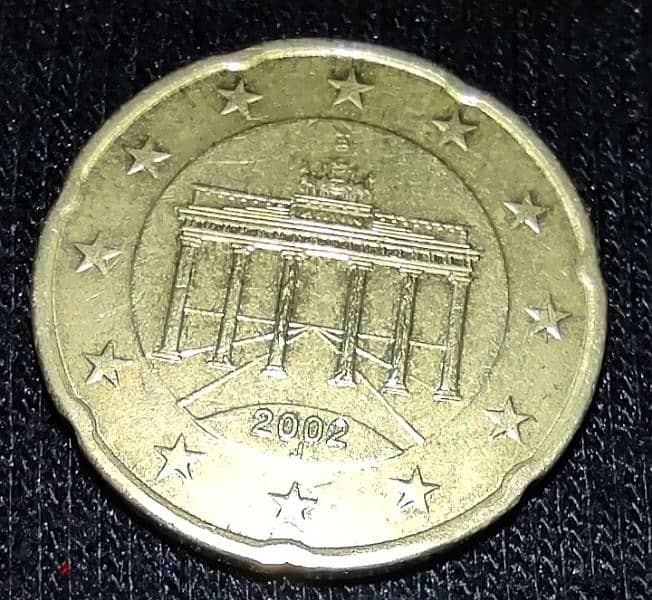 20 euro cent 2002 coin 1