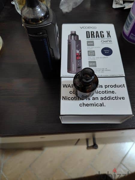 full kit: Vape drag x, battery, and liquids imported 5