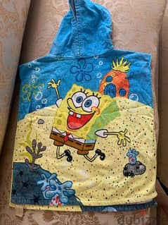 SpongeBob hoodie towel