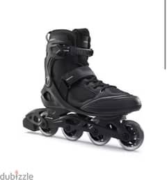 Oxelo Adult inline skate fit100 - black - size 43 0