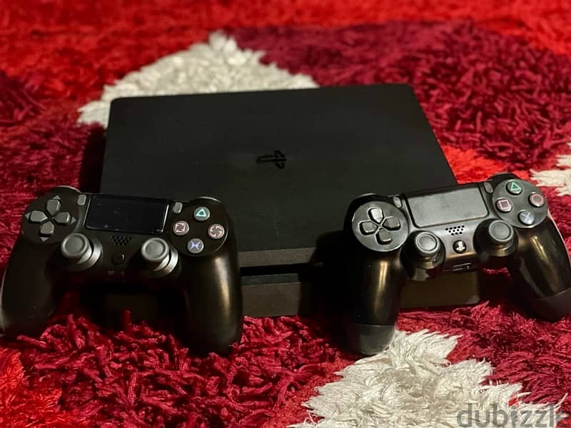 PS4 Slim 1TB, with 2 Controllers 2