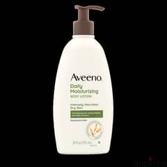 Aveeno Daily Moisturizing Body Lotion and Facial Moisturizer for Face