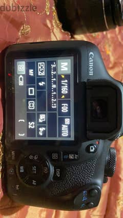 كاميرا كانون٢٠٠٠dمستعمل نضيف كسر زيرو/ Canon EOS 2000d