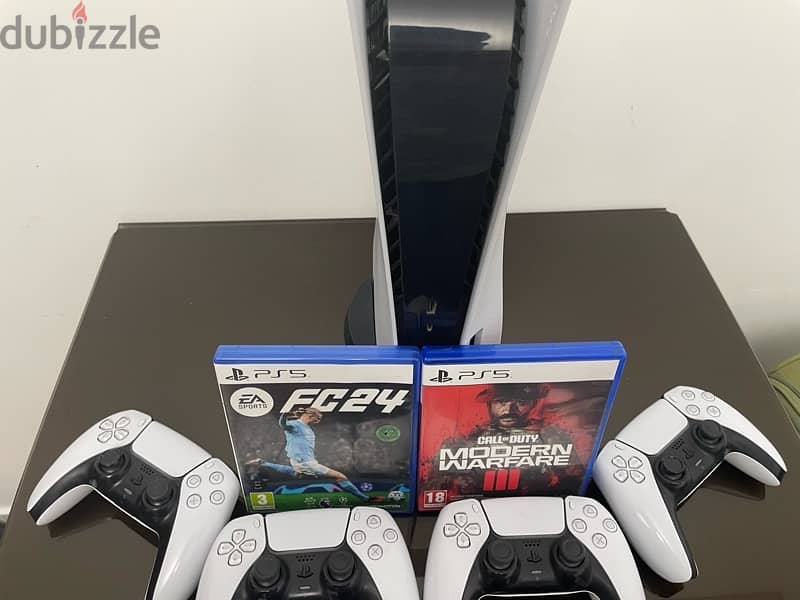 ps5+4 controllers (+7 games) 4