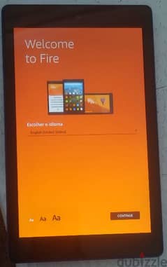 Amazon Fire 7, Blue, 8 inch screen, in a brand new condition