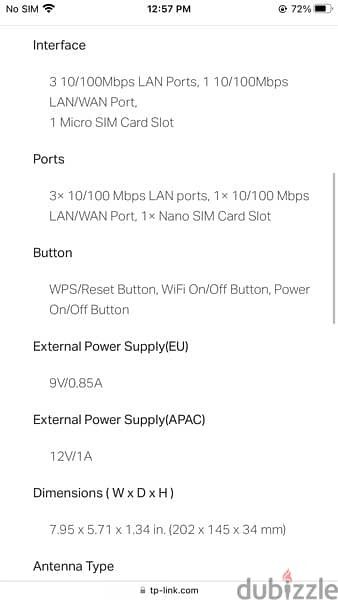 router 4g etisalat (tp link mr6400) 2