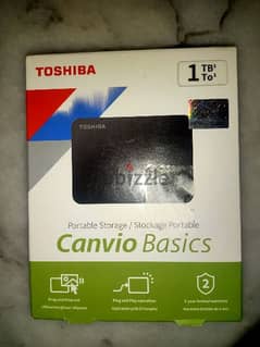 Toshiba canvio basics external hard drive 1TB 0