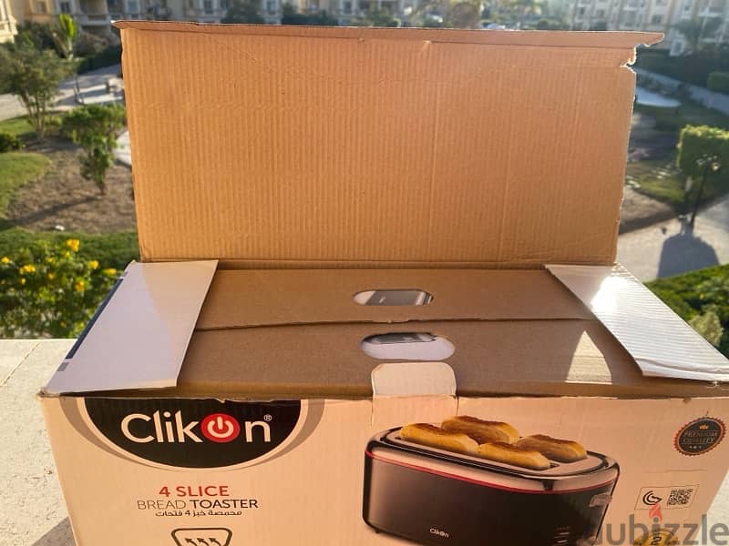 ClickOn Bread Toaster - 4 Slices 3