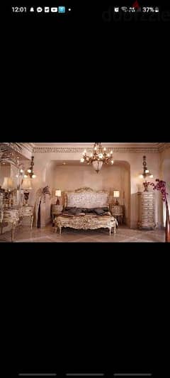 غرفة نوم فاخرة تصميم فرنساوي من معرض D'avila