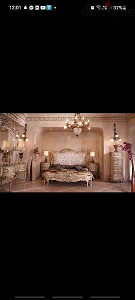 غرفة نوم فاخرة تصميم فرنساوي من معرض D'avila 0