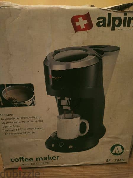 ماكينة قهوة اسبريسو alpina للبيع جديدة 3