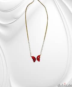 السلسة الفراشة الستانلس بيور (جولد - سيلڤر) 90ج