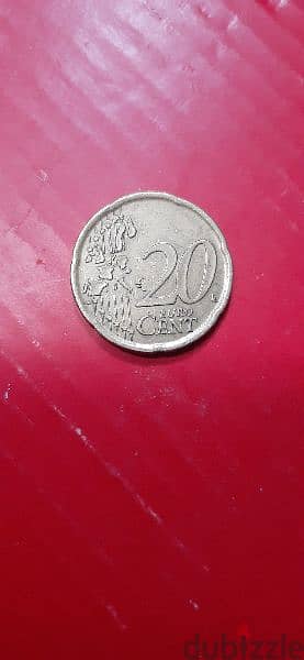 يورو/(20 سنت) 1