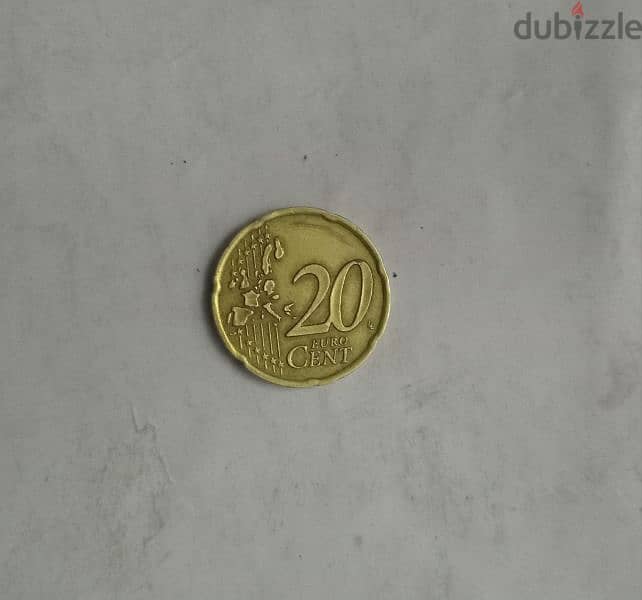 20 سنت يورو الماني 2002 0