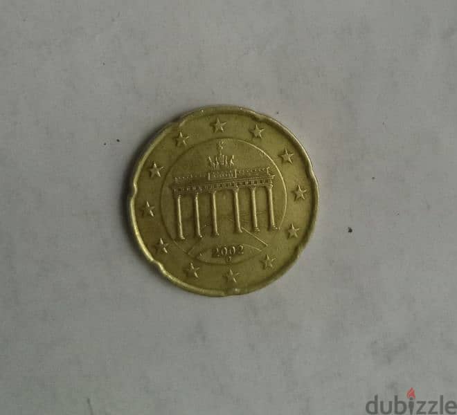 20 سنت يورو الماني 2002 1