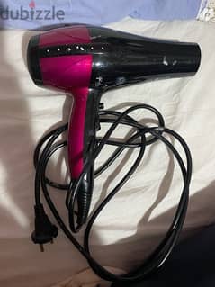 hair dryer hot and cold with curly diffuser- pritech 0
