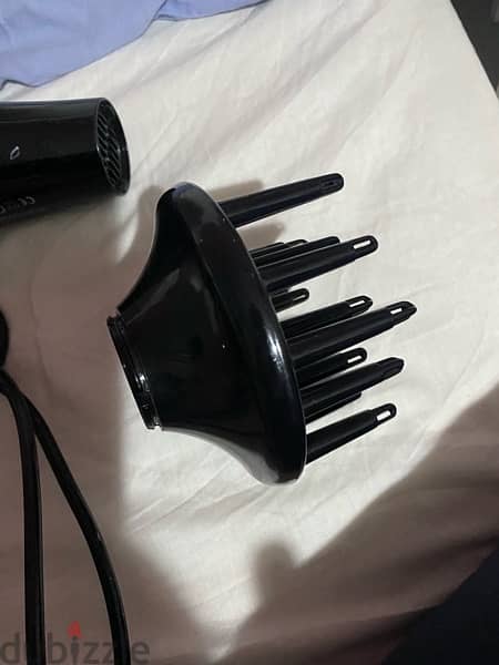 hair dryer hot and cold with curly diffuser- pritech 2