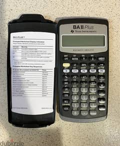 Financial calculator-texas instruments ba ii plus (CFA) 0