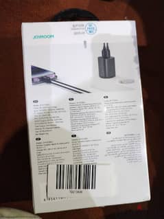 joyroom fast charger 2 outputs (type C & usb) 0