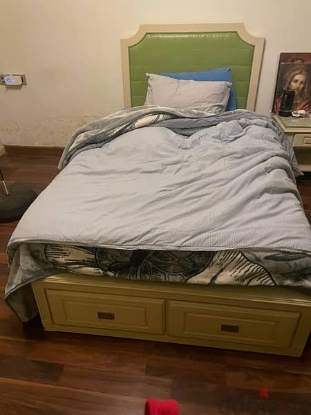 bed with mattress in a very good condition 0
