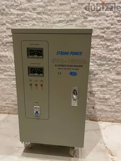 Stabilizer & Voltage Regulator 15kVA استابيلايزر مثبت تيار ١٥ كيلو