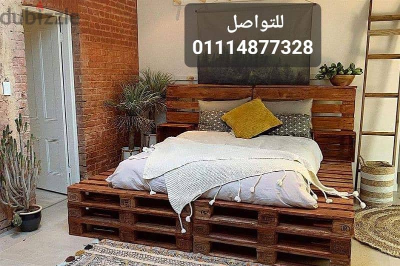 سرير بالتات خشب اوربي 6