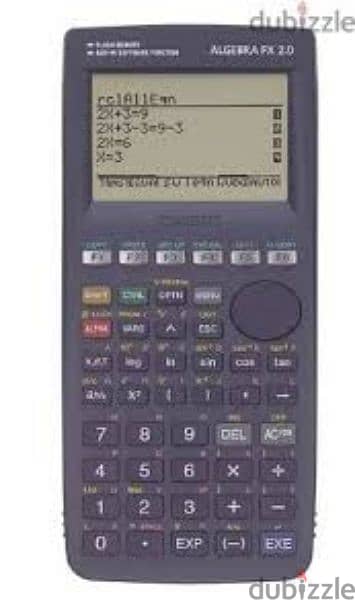 calculator casio algebra fx 2 plus 1