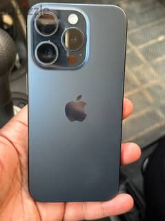 iPhone 15 ProBlue Titanium from KSA  256GBزيرو ايفون ١٥ برو
