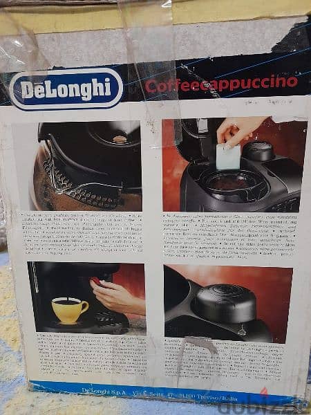 ماكينة قهوة اسبيرسو وكابتشينو ماركة ديلونجي  الاتصال 01002464026 1