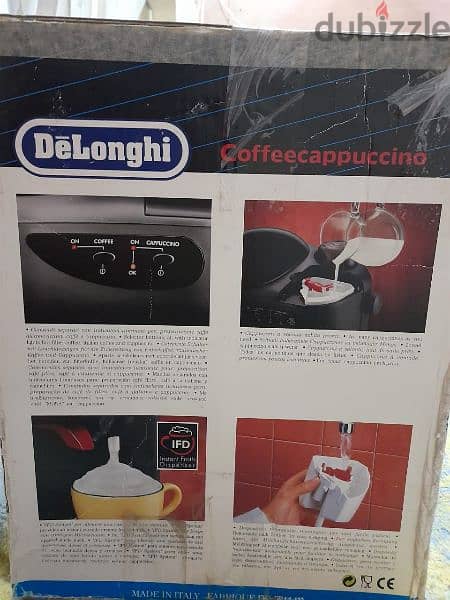 ماكينة قهوة اسبيرسو وكابتشينو ماركة ديلونجي  الاتصال 01002464026 3