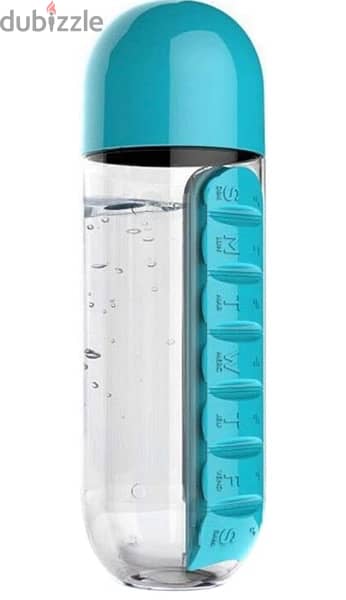 زجاجة مياه مع منظم برشام ٦٠٠مل 2
