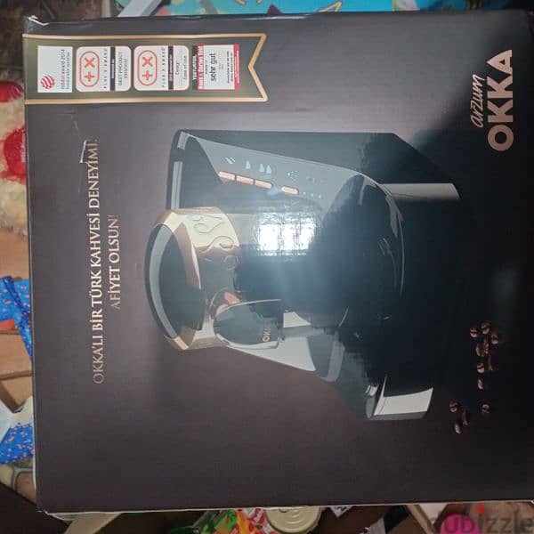 ماكينة قهوة ارزوم اوكا جديدة للبيع وارد الخليج 0