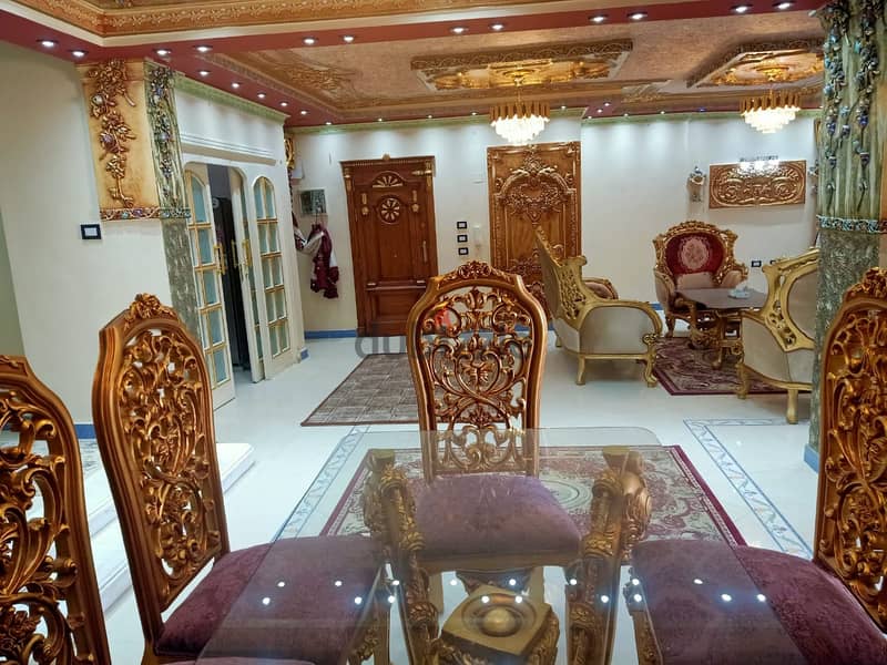 شقة للبيع بمدينة نصر بالقرب من جنينة مول بالفرش و الاجهزة 230متر 11