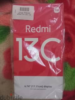 Redmi 13c 128g 4g ram لونه اسود 0