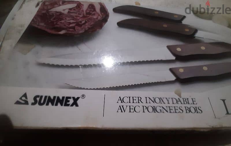 طقم سكاكين SUNNEX اصلي وارد الخارج خمس قطع 5