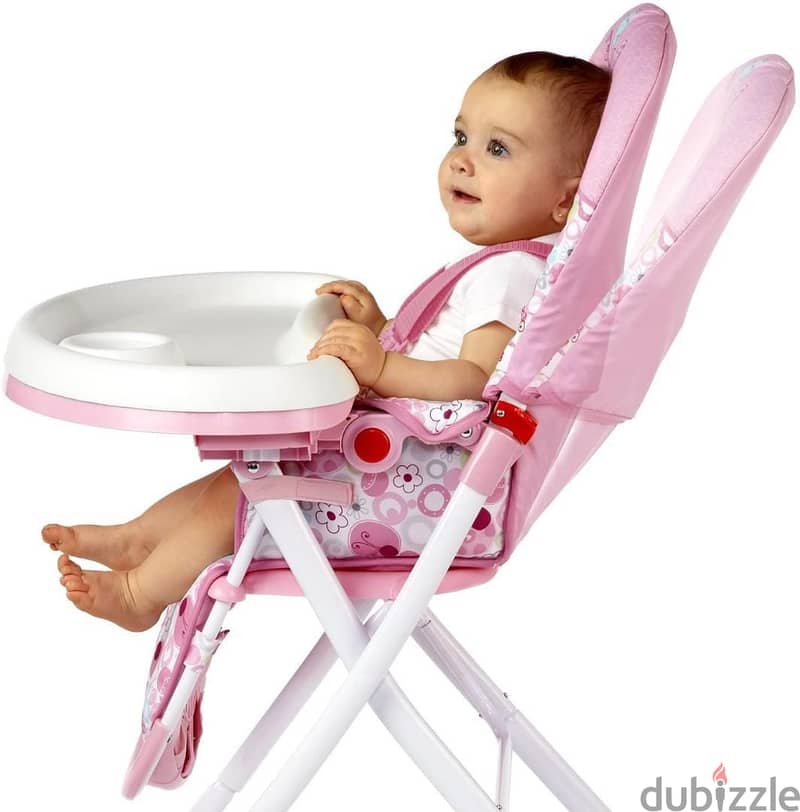 Baby High chair bright starts    كرسى عالى لأكل الأطفال برايت ستارتس 9