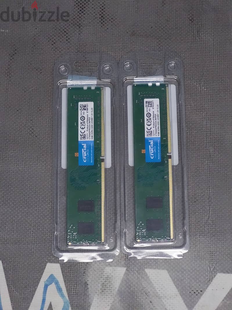 Ram Crucial 2*8 DDR4 3200 mhz CL22 1
