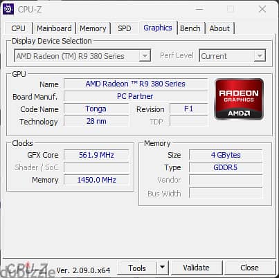 AMD Radeon R9 380 GDDR5 4GB 6