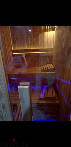 ساونا خشبية للبيع وأجهزة بخار استيم sauna room & steam generator