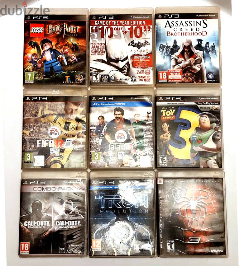 PlayStation3 + 15 GAMES DVD + 20 GAMES ON CONSOLE HDD 1